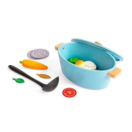 Bigjigs Toys Vas de copt cu legume