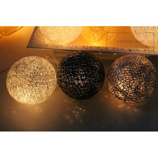 Bile cu bec din bumbac – argintiu strălucitor