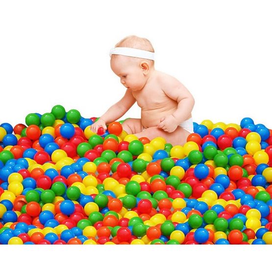 Bile din plastic pentru piscină – 100 bucăți