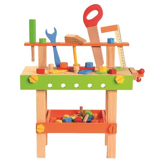 Atelier mare de lemn cu scule