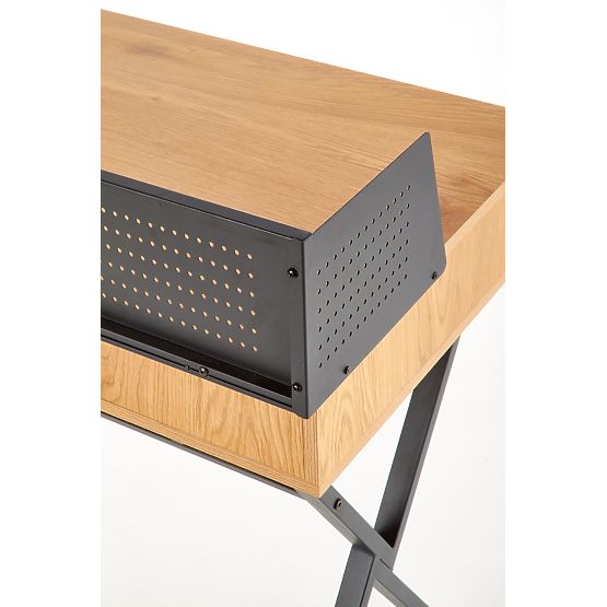 Birou B43 - stejar auriu / negru