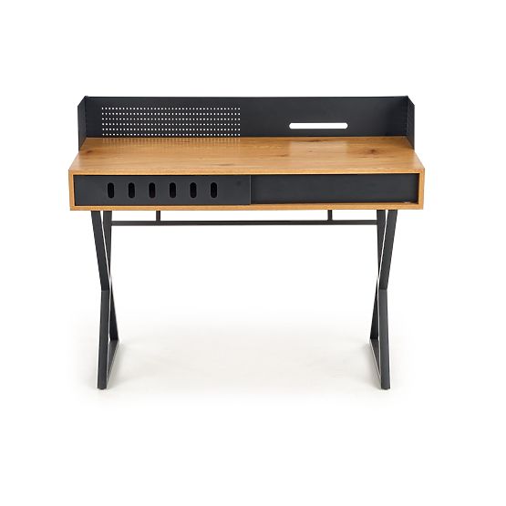 Birou B43 - stejar auriu / negru
