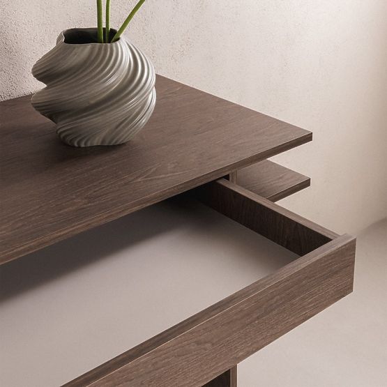 Birou/Consolă cu sertar Kanso, Stejar Baltic Storm