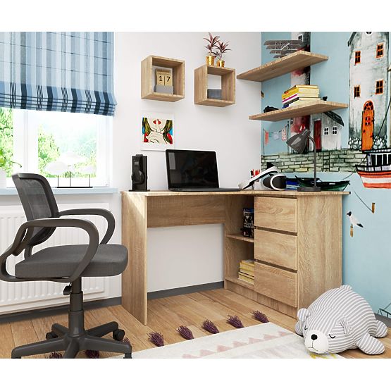 BIROU DE COLȚ B16 CLP DREAPTA PK SONOMA