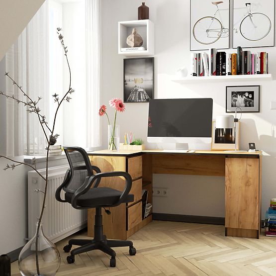 BIROU DE COLȚ B20 CLP STÂNGA PK STEJAR CRAFT