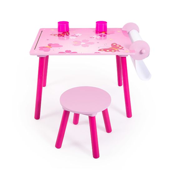 Birou de desen pentru copii – model cu fluturași