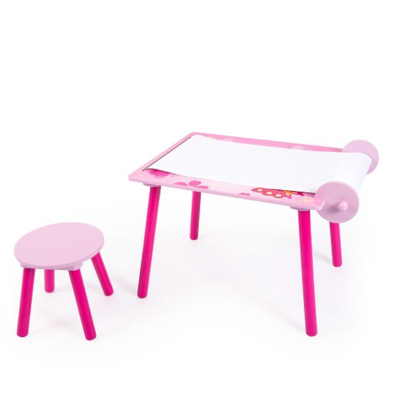 Birou de desen pentru copii – model cu fluturași