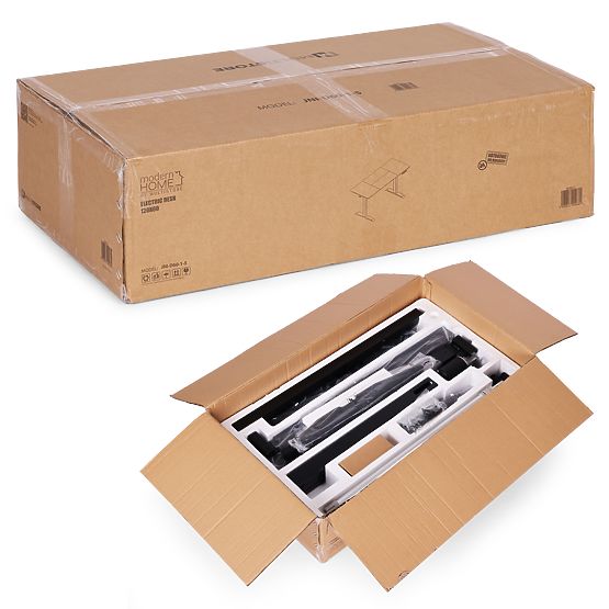 Birou electric reglabil 140x70 cm, reglare înălțime 76-121 cm ModernHome