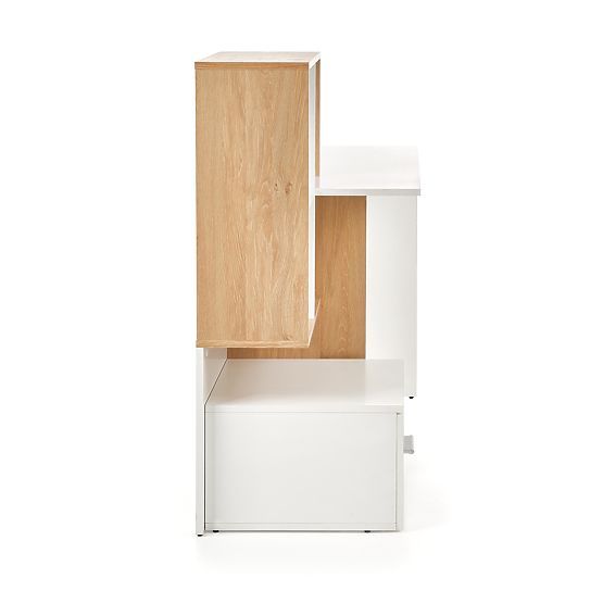 Birou GROSSO - stejar auriu / alb