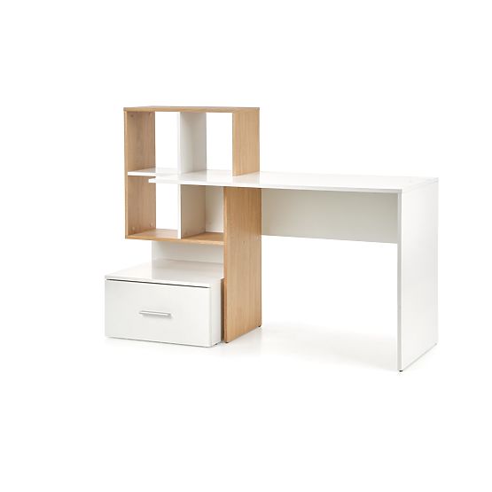 Birou GROSSO - stejar auriu / alb