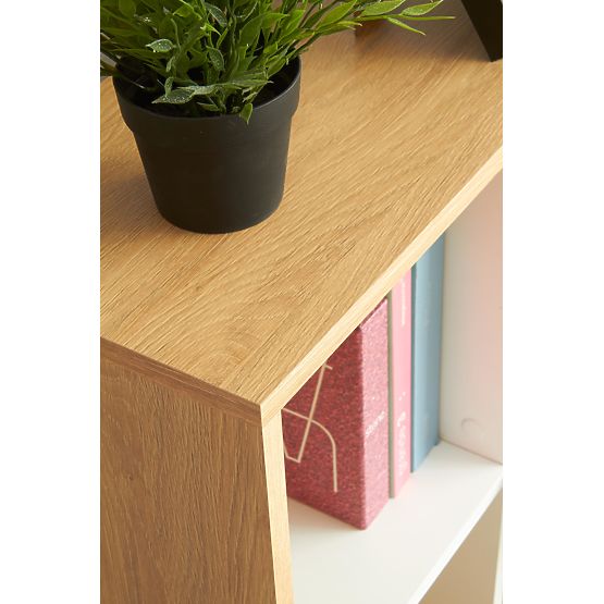 Birou GROSSO - stejar auriu / alb