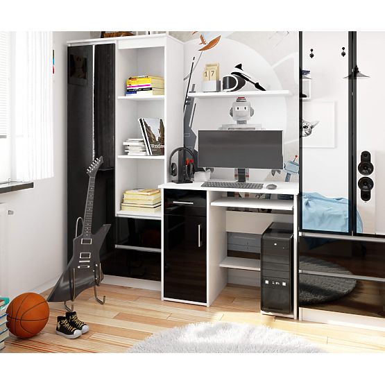 BIROU JAY PK ALB / NEGRU LUCIOAS