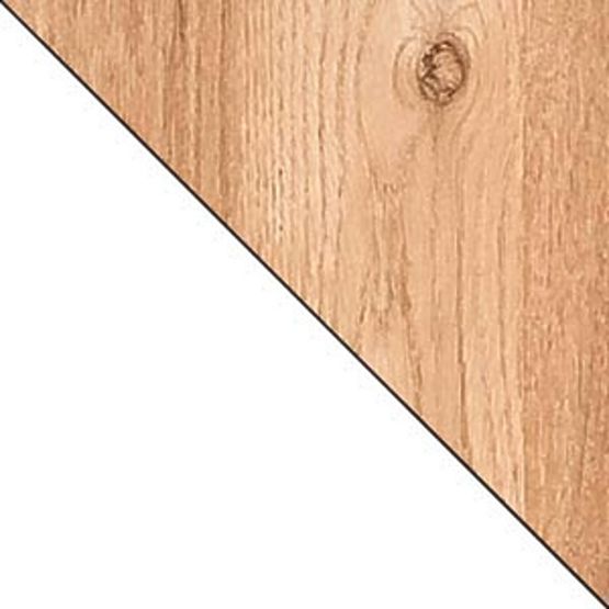 Masă de birou L10 - alb / stejar nash