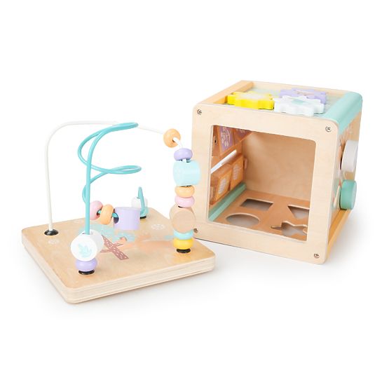 Bloc motor din lemn Ecotoys