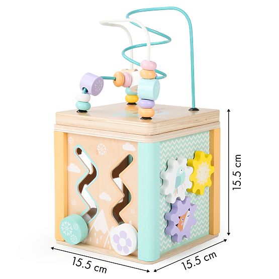 Bloc motor din lemn Ecotoys