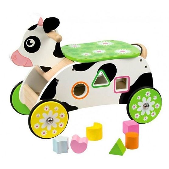 Bouncer din lemn Vaca