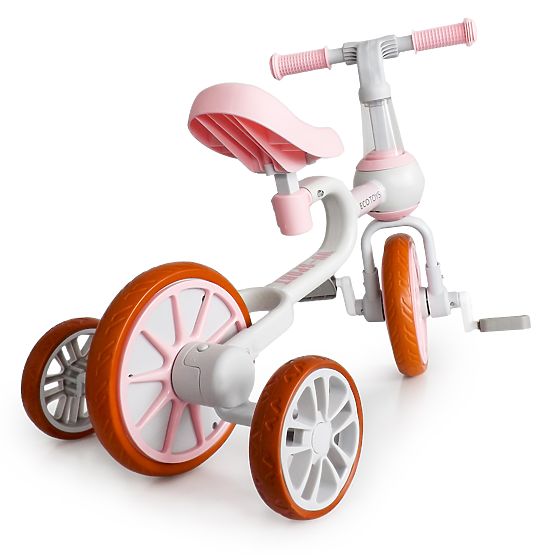 Bouncer multifuncțional PRINCESS 3in1 - roz-alb
