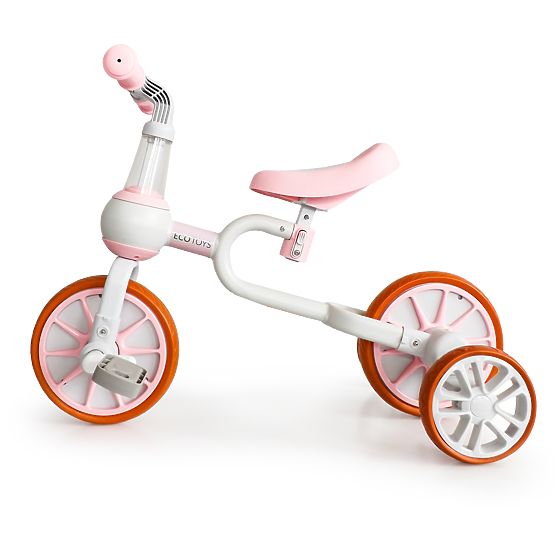 Bouncer multifuncțional PRINCESS 3in1 - roz-alb