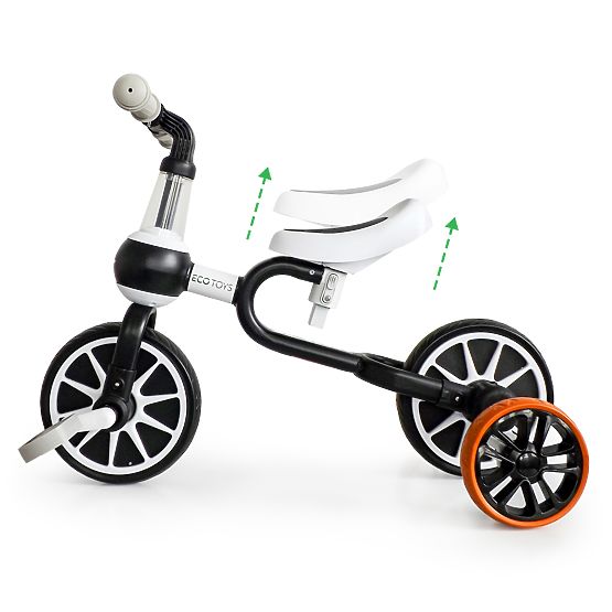 Bouncer multifuncțional STAR 3in1 - alb-negru