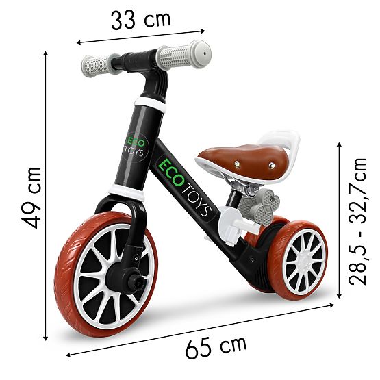 Bouncer pentru copii Rider 2in1 - negru