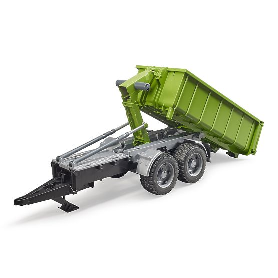 Bruder Camion verde cu container basculant, scară: 1:16