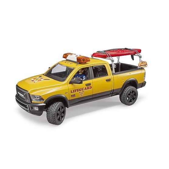 Bruder Dodge RAM al pazei de coastă cu salvator și accesorii