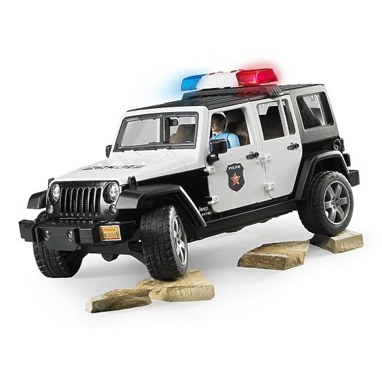 Bruder Jeep Wrangler Rubicon Poliție