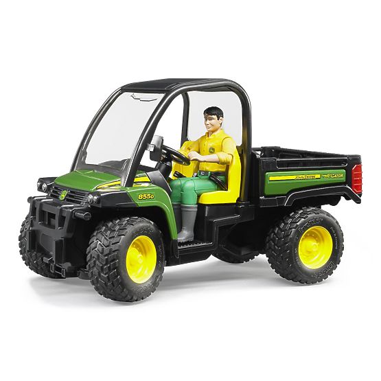 Bruder John Deere Gator cu șofer