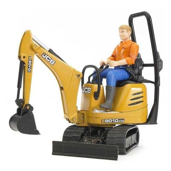 Bruder LAND ROVER + transportor, excavator JCB