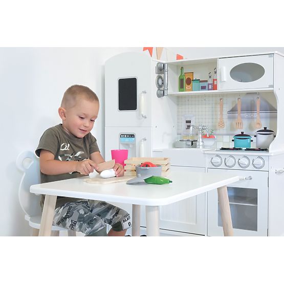 Bucatarie alba Bianca XXL cu accesorii