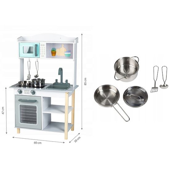 Bucătărie din lemn clasică pentru copii