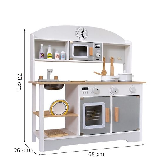 Bucătărie din lemn Lucy cu accesorii