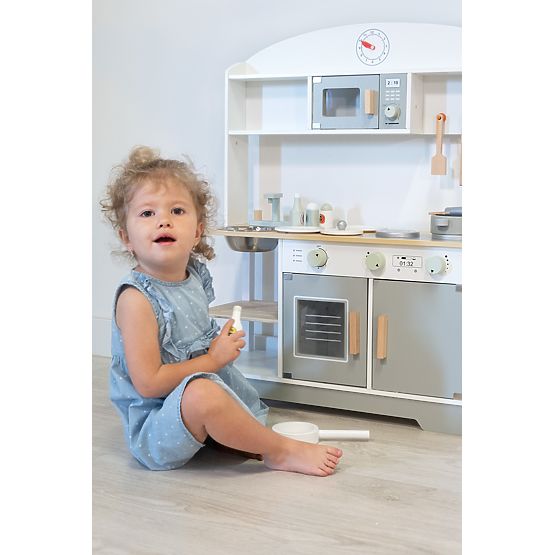 Bucătărie din lemn Lucy cu accesorii