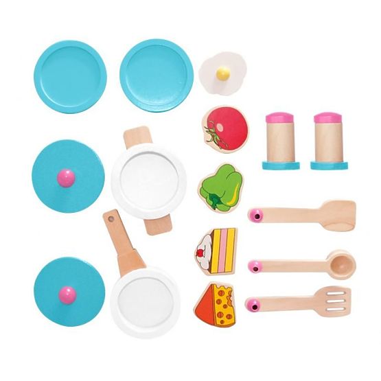 Bucătărie din lemn Melissa cu unicorn