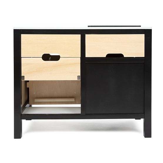 Bucătărie industrială pentru copii cu insulă de bucătărie