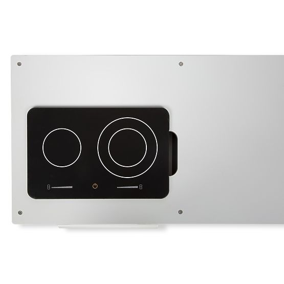 Bucătărie industrială pentru copii cu insulă de bucătărie