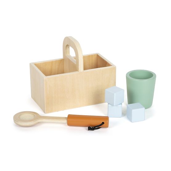 Bucătărie industrială pentru copii cu insulă de bucătărie