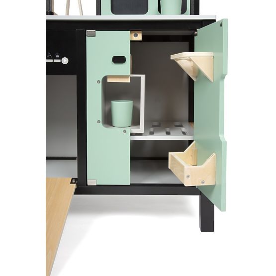 Bucătărie industrială pentru copii cu insulă de bucătărie