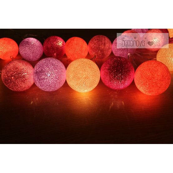 bumbac strălucitor LED-uri bile bumbac bile - lumină bacă