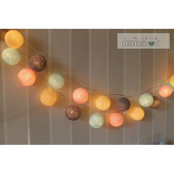 bumbac strălucitor LED-uri bile bumbac bile - pulverulent