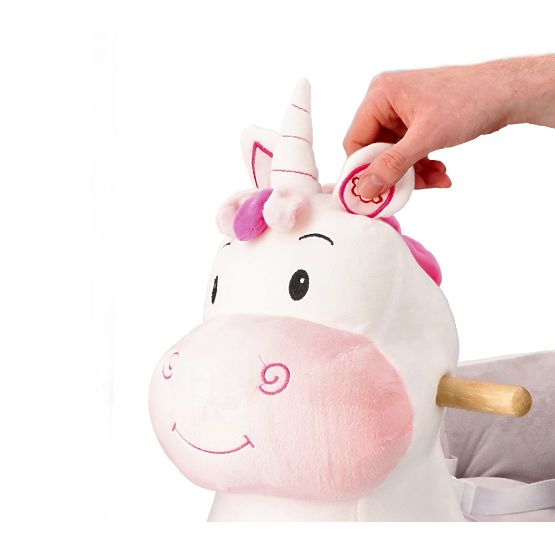 Cal balansoar cu scaunel unicorn dulce