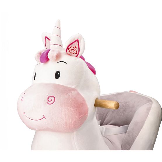 Cal balansoar cu scaunel unicorn dulce