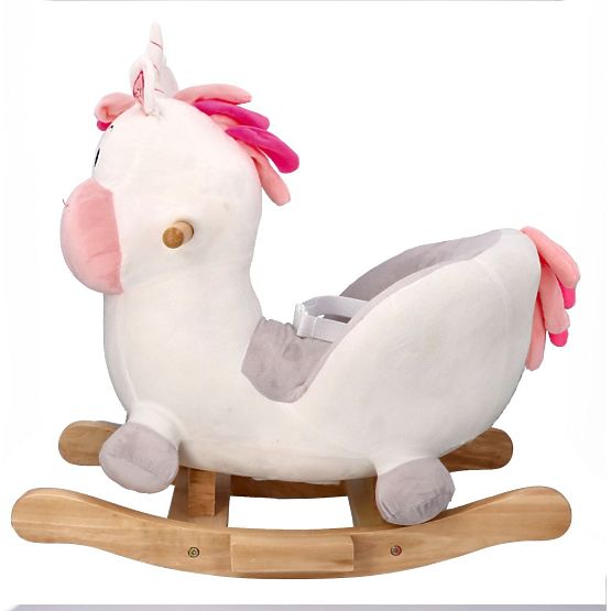 Cal balansoar cu scaunel unicorn dulce