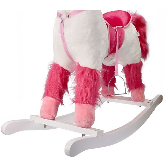 Cal balansoar interactiv unicorn alb