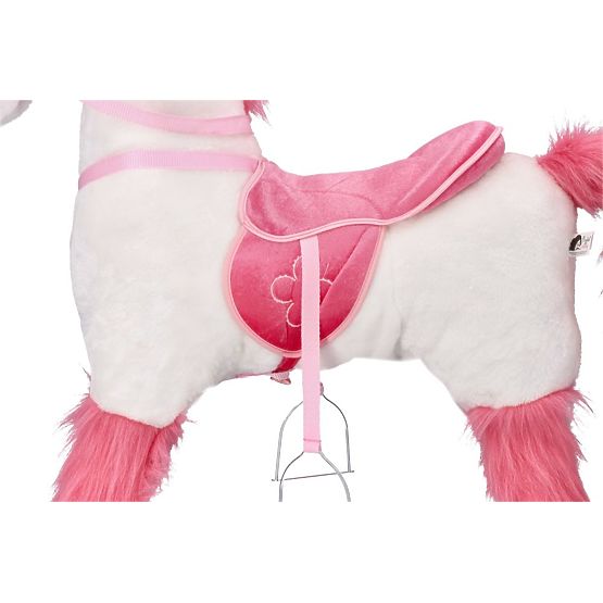 Cal balansoar interactiv unicorn alb