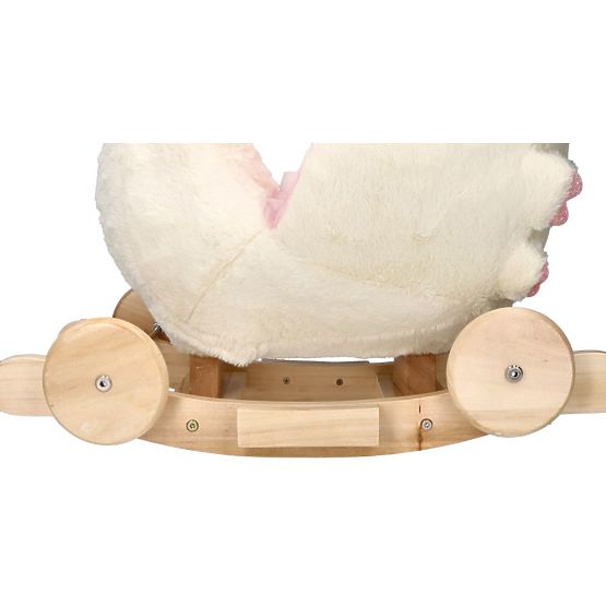 Cal de leagăn regina lebădă cu roți