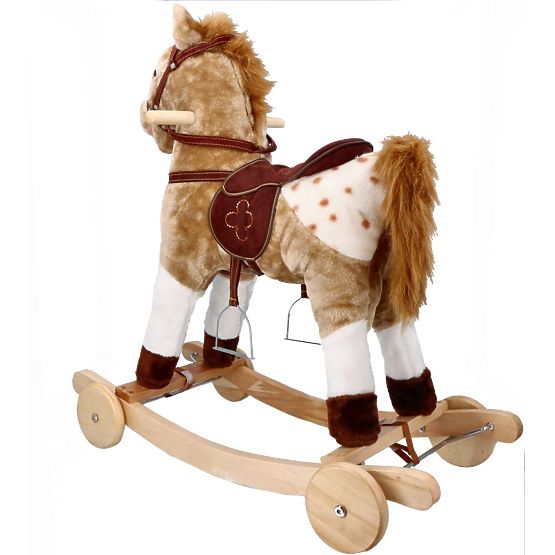 Cal de legăn Mustang cu roți