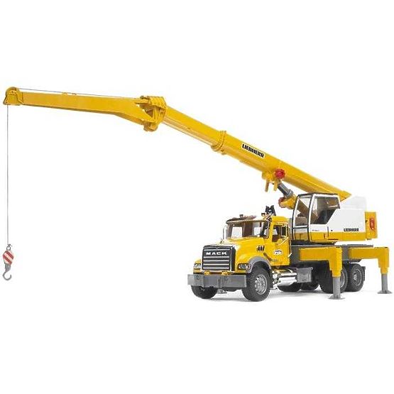 Camion Bruder MACK Granite cu macara LIEBHERR