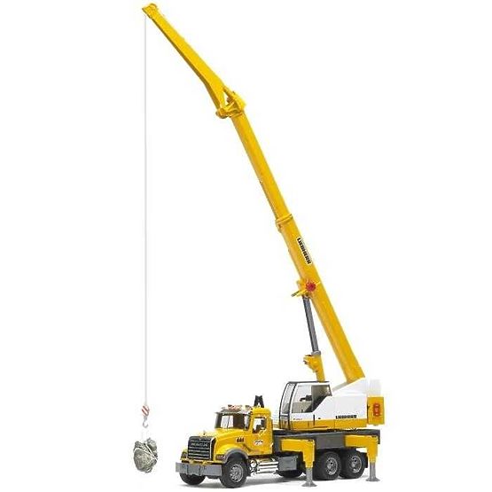 Camion Bruder MACK Granite cu macara LIEBHERR