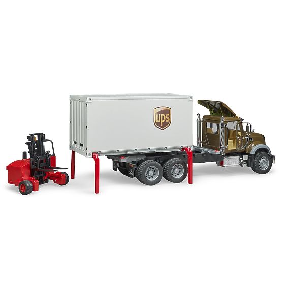 Camion Bruder Mack UPS cu stivuitor